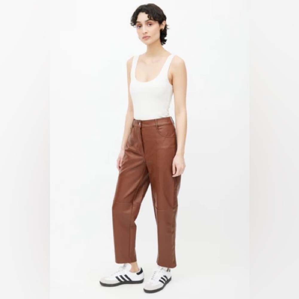 Aritzia Wilfred  Oracle Vegan Leather Pant